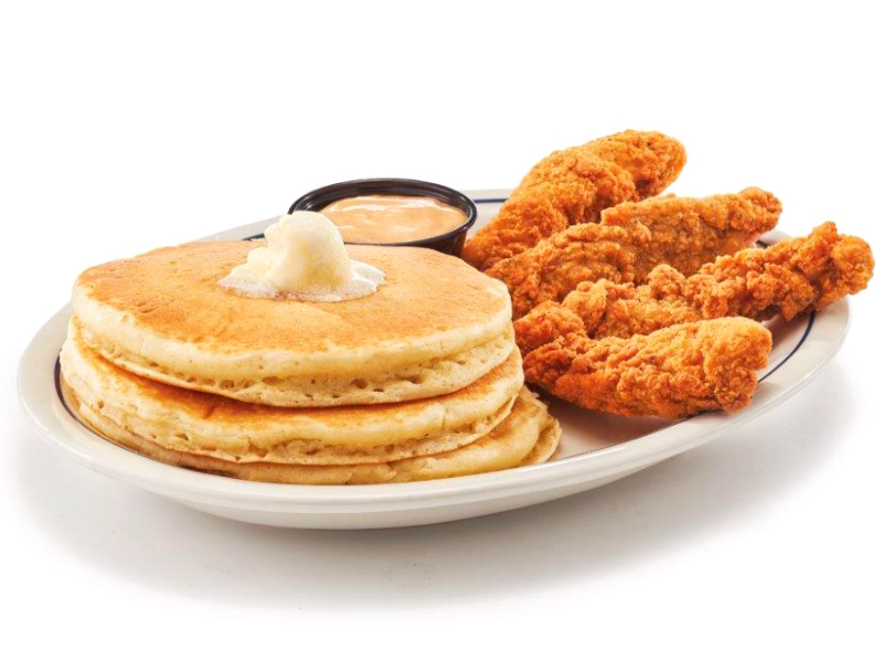 chicken and pancakes