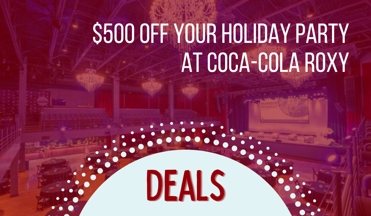 $500 holiday party at Coca-Cola Roxy